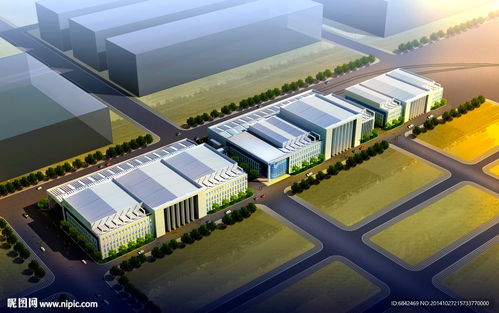 厂房效果图设计图 3d作品 3d设计